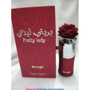 Pretty Lady (Red Night) by Arabian Oud 100ML EAU DE PARFUM (Rose Petals, Lime,Orchid,White Musk) ONLY $89.99